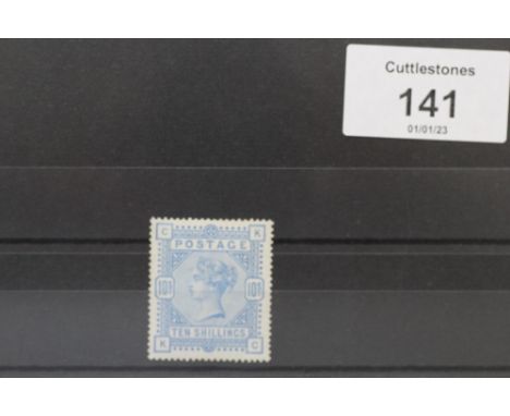 S.G. 183 1883 10/= ULTRAMARINE, very fine, UN/M
