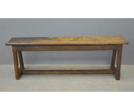Oak bench made from 18th century parts,