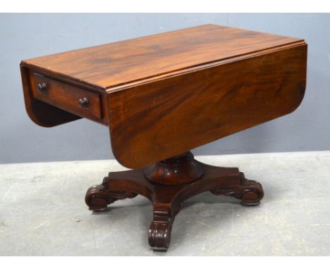 Early Victorian mahogany sofa table