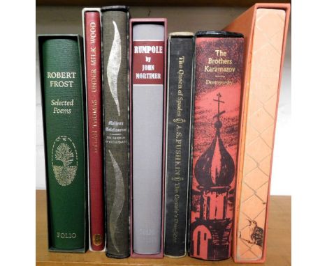 Books. Folio Society, comprising Frost (Robert) Selected Poems, Thomas (Dylan) Under Milk Wood, The Hammer of Witchcraft, Mor