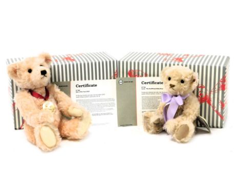 A Steiff Bear of the Year 2019, number 246, together with a Royal Baby Teddy bear, Louis, number 2724, 2018, with certificate