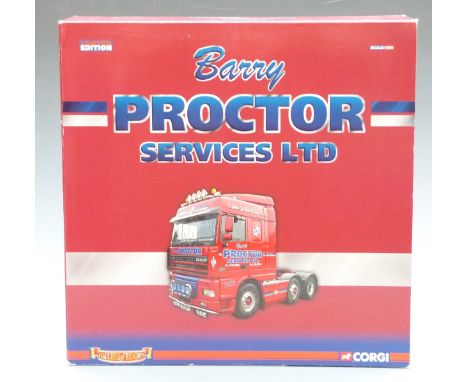 Corgi Barry Proctor Services Ltd&nbsp;1:50 scale limited edition diecast model&nbsp;lorry set, CC99169, in original box.&nbsp