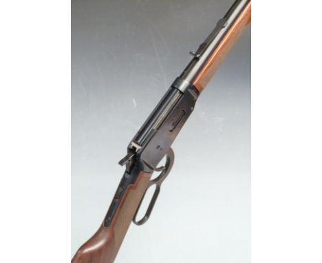 Winchester model 9410 .410 underlever 3-shot repeating shotgun with chequered grip and forend, adjustable sights and 24 inch 