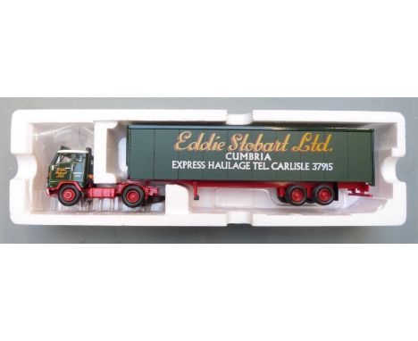 Two Corgi Eddie Stobart 1:50 scale limited edition diecast model lorries CC13207 and CC13101, both in original display boxes.