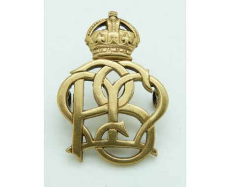British Army WWI Pagets Message Service cap badge