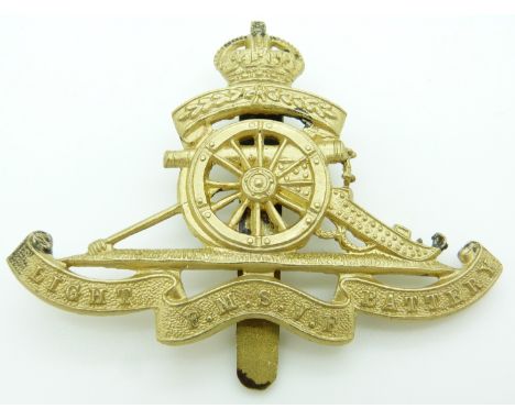 Singapore Volunteer Artillery Light Battery cap badge