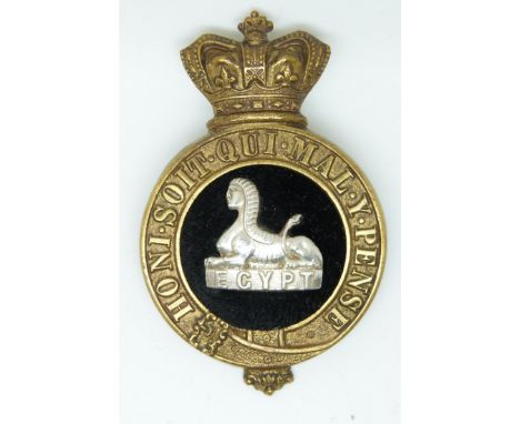 British Army Gloucestershire Regiment officer's Glengarry badge