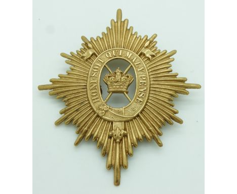 British Army Her Majesty's Reserve Regiment of Lancers helmet plate