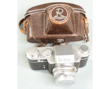 Rectaflex B16000 SLR camera serial number B16222, with Schneider-Kreuznach Xenon 1:2/50 lens