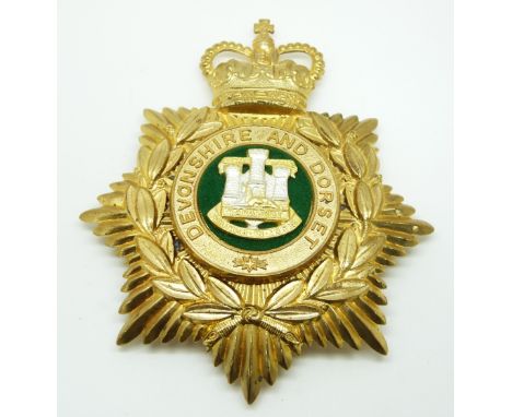 British Army Devonshire and Dorset other ranks helmet plate