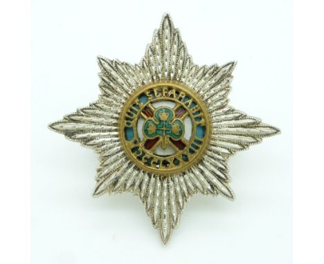 British Army Irish Guards officer's cap badge