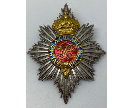 British Army Royal Military College Sandhurst officer cadet's shako plate