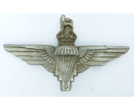 British Army Parachute Regiment economy plastic cap badge