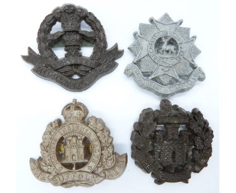 Four British Army Suffolk Regiment, Middlesex Regiment, Bedfordshire &amp; Hertfordshire Regiment and&nbsp;Essex Regiment&nbs