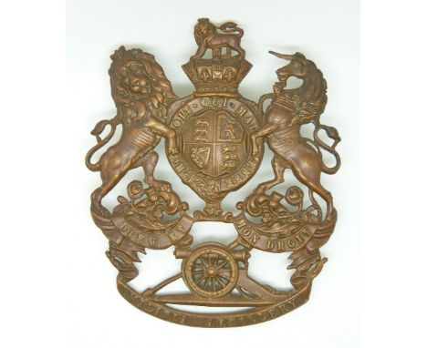 British Army Royal Artillery Militia Artillery other ranks Victorian helmet plates