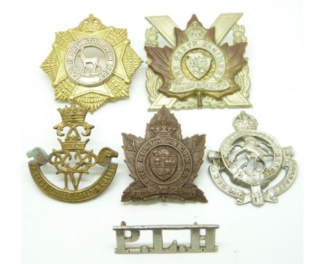 Five Canadian Army Perth Regiment, South Saskatchewan Regiment, Princess Louise Dragoon Guards and Governor General's Regimen