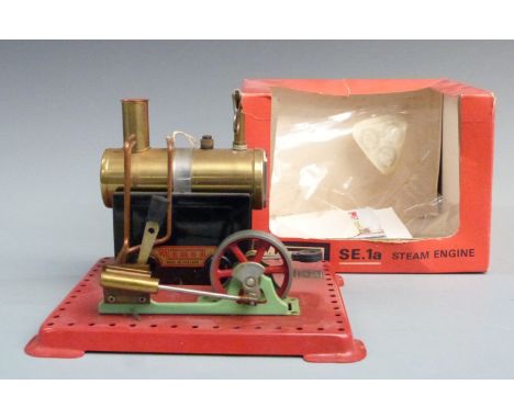 Mamod SE.1a live steam stationary engine, in original box.&nbsp;