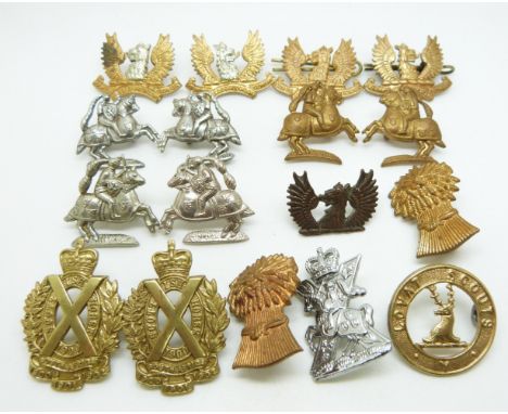Seventeen British Army Yeomanry, Fife &amp; Forfar Yeomanry, Ayrshire Yeomanry, Lothian and Border Horse, Lovat Scouts and Sc