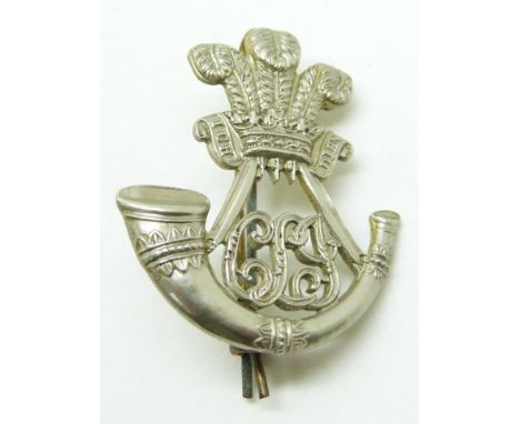 British Army Ceylon Light Infantry officer's metal cap badge&nbsp;