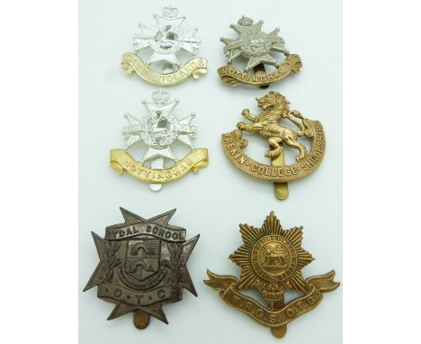 Six Nottingham High School Officer Training Corps, Rydal School&nbsp;Officer Training Corps, Wrekin College&nbsp;Officer Trai