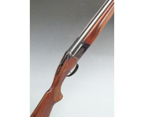 Baikal IJ-27E-1C 12 bore over and under ejector shotgun with&nbsp;engraved scenes of birds to the locks, engraved underside, 