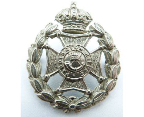 British Army 10th County of London Battalion Paddington Rifles other ranks cap badge