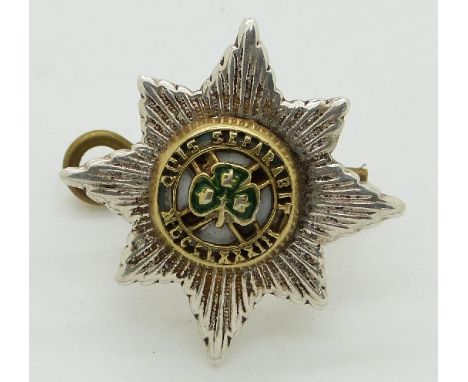 British Army Irish Guards officer's cap badge