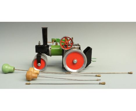Mamod live steam roller with screw construction.&nbsp;