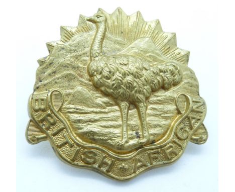 British Army King's Colonials British Africa metal hat badge