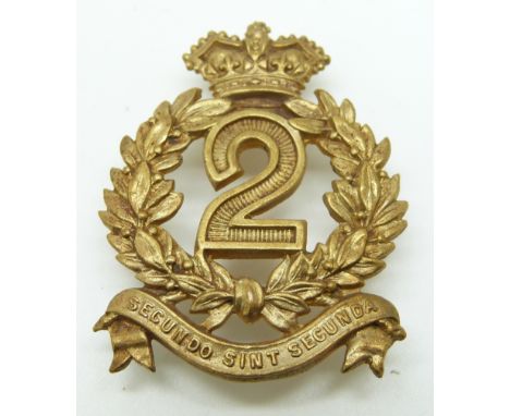 Australian Army 2nd Infantry Regiment metal hat badge&nbsp;