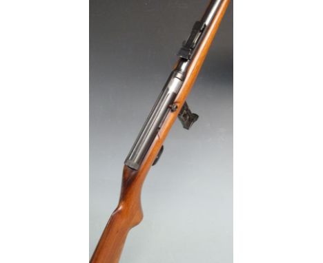 Gevarm .22 semi-automatic rifle with adjustable sights, semi-pistol grip and 14 inch barrel, overall length 85cm, serial numb