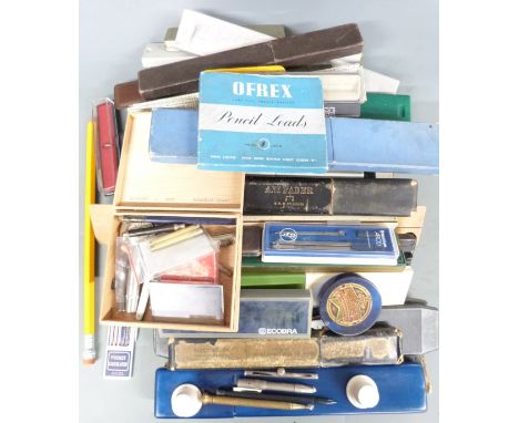 Quantity slide rules including Jakar, Aristo, British Thornton and other draughtsman's equipment&nbsp;