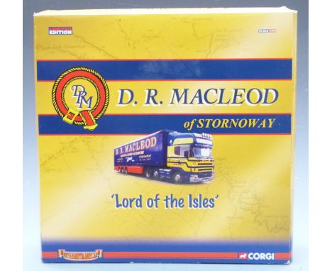 Corgi D R Macleod of Stornoway&nbsp;1:50 scale limited edition&nbsp;diecast model lorry set, CC99165, in original box.&nbsp;