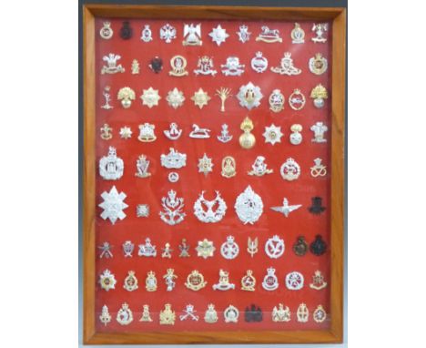 Approximately eighty seven British Army Infantry, Cavalry and Corps mainly anodised badges including Black Watch, Argyll &amp
