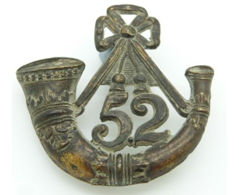 British Army 52nd Regiment of Foot (Oxfordshire Light Infantry) shako badge