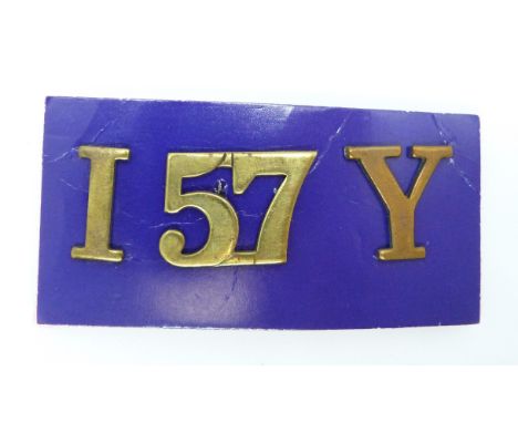 British Army 57th Company Imperial Yeomanry Buckinghamshire insignia
