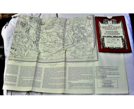 Reprint of the first edition of the one-inch Ordnance Survey of England and Wales, Daventry and Coventry. Sheet No. 52