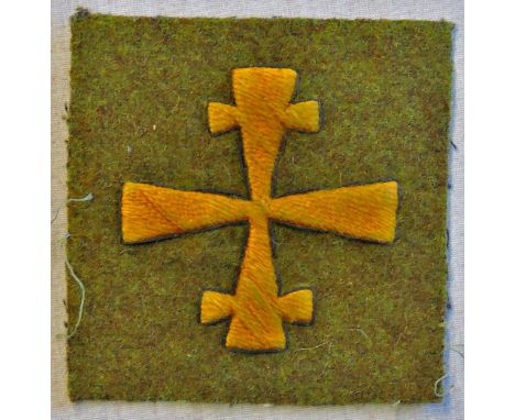 British WWI 59th Division Scarce cloth patch