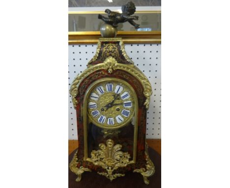 A 19th century French boulle and ormolu Bracket Clock