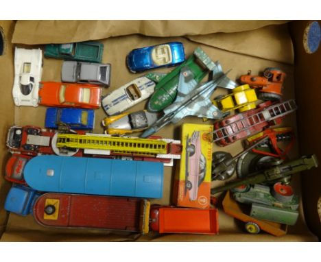 23 play worn Corgi, Dinky Toys and others.