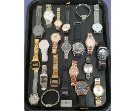 SELECTION OF LADIES AND GENTLEMEN'S WRISTWATCHESincluding MVMT Voyager, Rotary, Hornavan, Casio, Tommy Hilfiger, Fossil, Espr