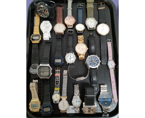 SELECTION OF LADIES AND GENTLEMEN'S WRISTWATCHESincluding G-Shock, Citizen Eco-Drive, Radley, Lorus, Calvin Klein, Casio, Tim