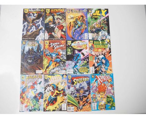 AMALGAM COMICS LOT (12 in Lot) - (1996 - DC/MARVEL) - Complete run of the first series (April 1996) of co-published one-shot 
