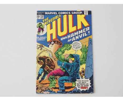 INCREDIBLE HULK #182 (1974 - MARVEL) - Second appearance of Wolverine and first appearance of Crackajack Jackson + Hammer &am