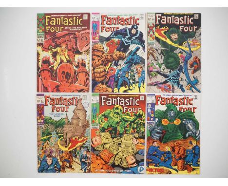 FANTASTIC FOUR #81, 82, 83, 84, 85, 86 (6 in Lot) - (1968/1969 - MARVEL - US &amp; UK Price Variant) - Includes Crystal joini
