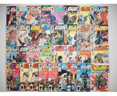 G.I. JOE: A REAL AMERICAN HERO #31, 33-38, 40-63 + G.I. JOE  YEARBOOK #2 (34 in Lot - 2 copies of issue #60) - (1985/1987 - M