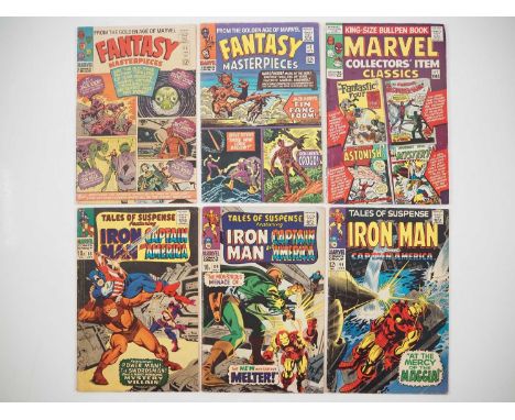 MARVEL SILVER AGE LOT (6 in Lot) - Includes FANTASY MASTERPIECES #1 &amp; 2 + MARVEL COLLECTORS' ITEM CLASSICS #1 + TALES OF 