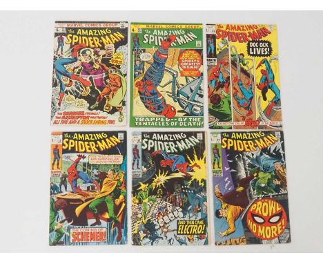 AMAZING SPIDER-MAN #79, 82, 83, 89, 107, 118 (6 in Lot) - (1969/1973 - MARVEL - UK Price Variant) - Includes the second appea