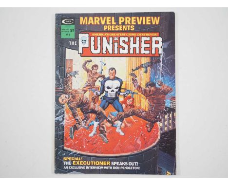 MARVEL PREVIEW: PUNISHER #2 - (1975 - CURTIS) - First telling of the Punisher's origin, pre-dating the origin stories in comi