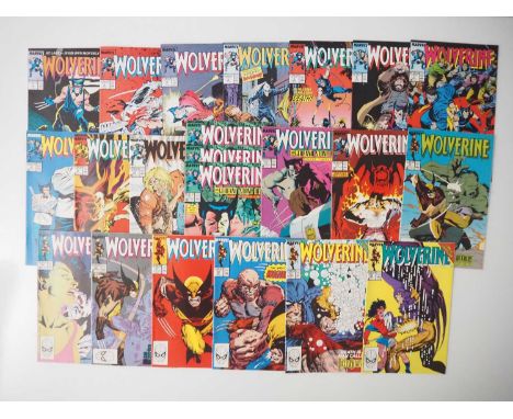 WOLVERINE #1 to 20 (22 in Lot - 3 copies of issue #11) - (1988/1990 - MARVEL) - Unbroken run of the first 20 issues of Wolver